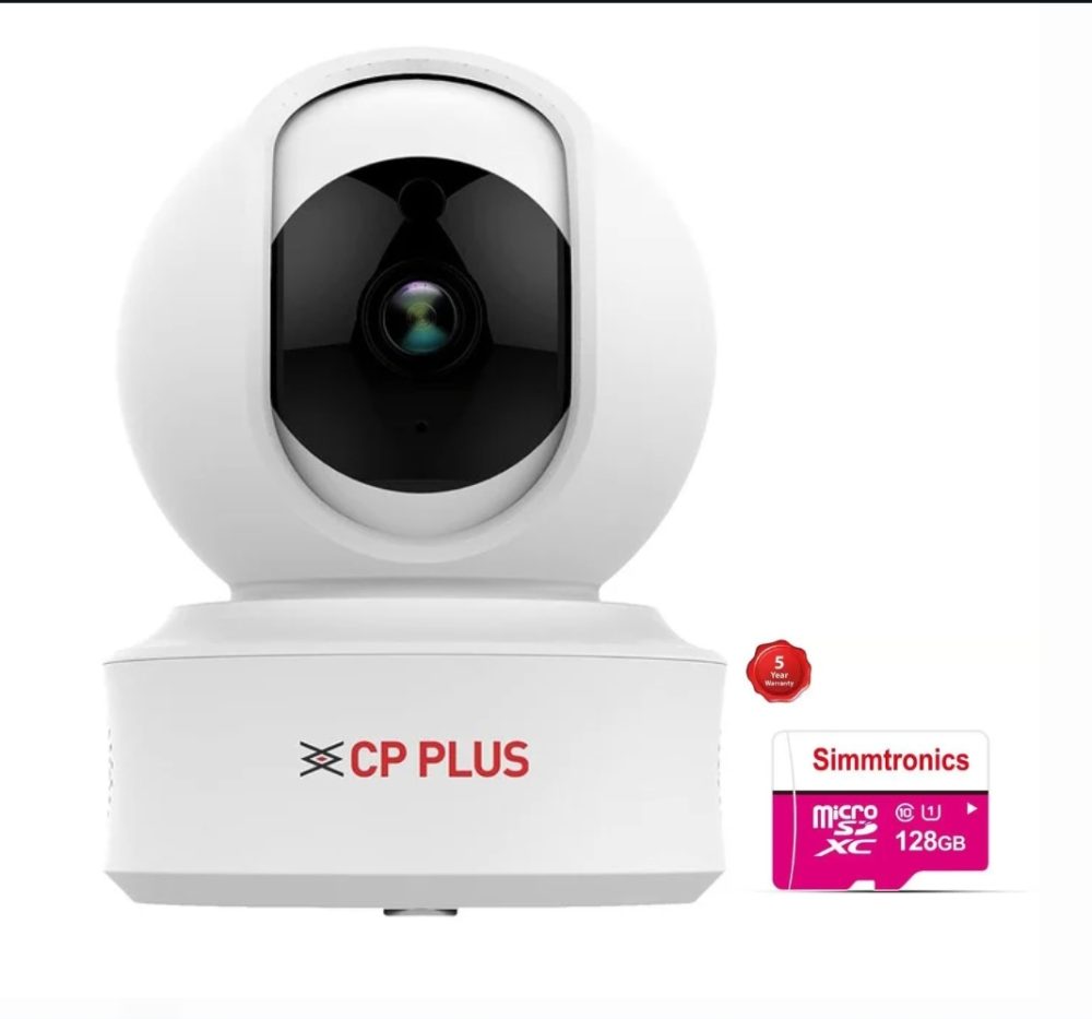 CP PLUS 4MP Wi-fi PT Home Security Smart Camera | CP-E41A With 128gb Card